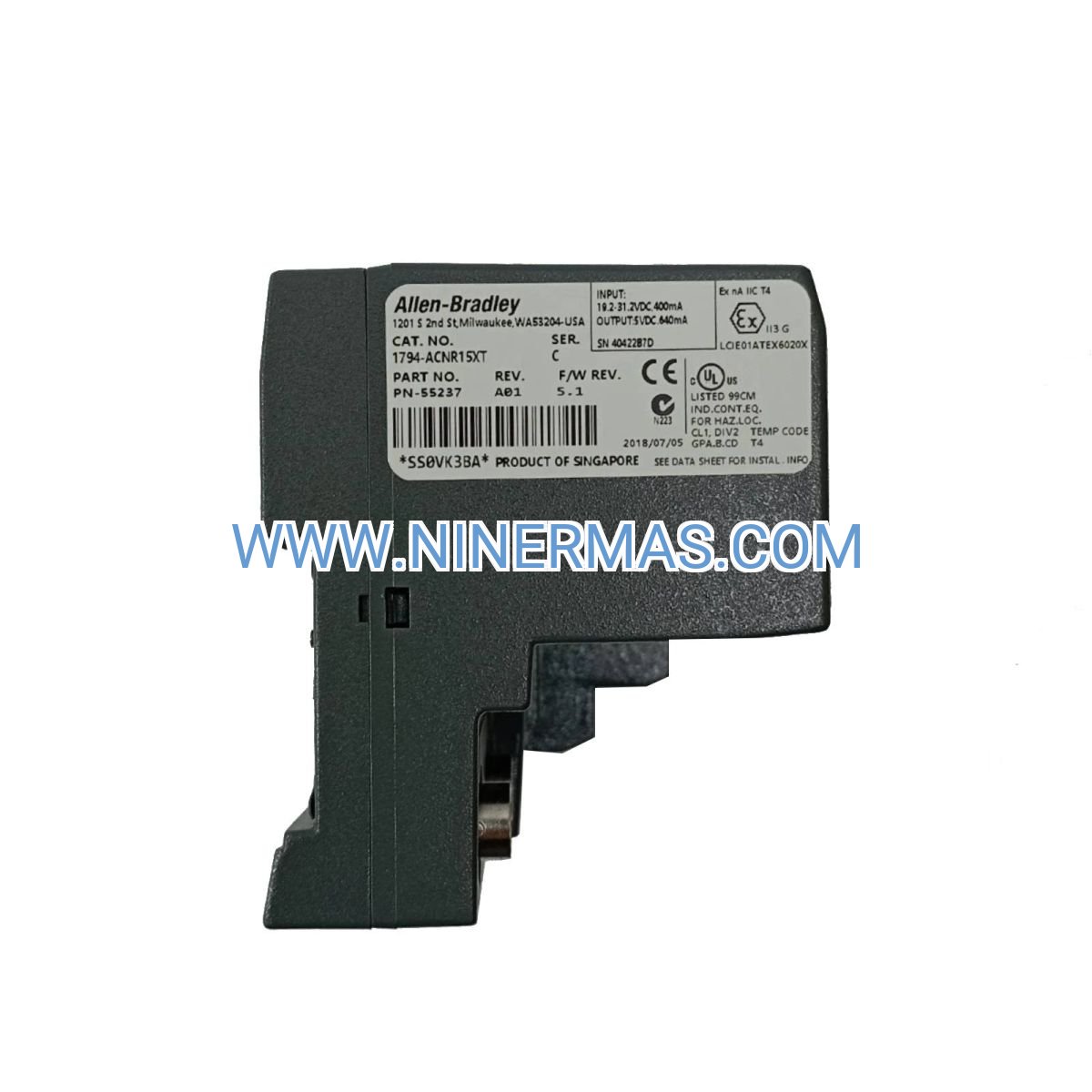 1794-ACNR15XT ControlNet Redundant Adapter | Industrial FLEX I/O Module | Allen-Bradley