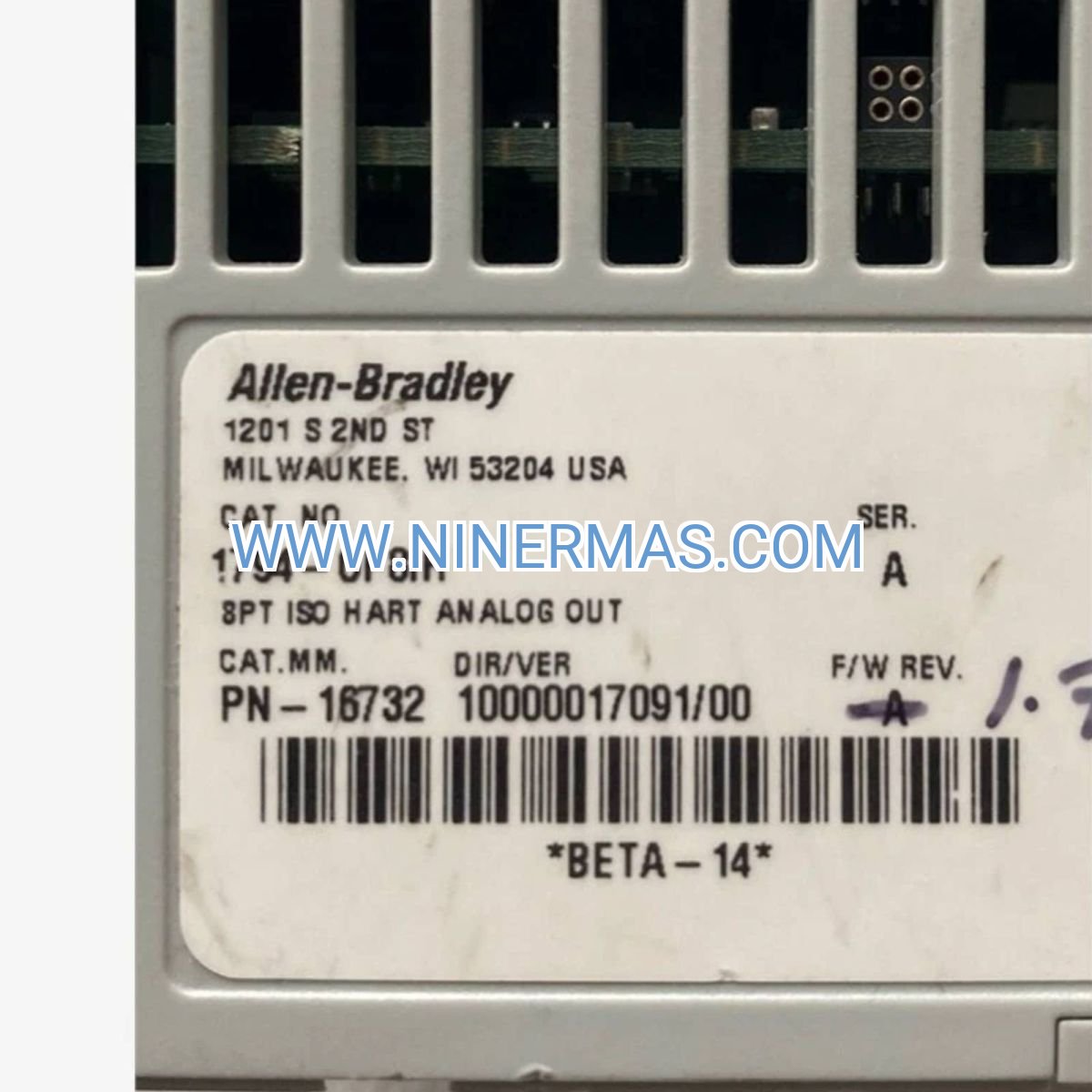 Allen-Bradley 1794-OF8IH HART Analog Output Module | 8-Channel Industrial Control Solution