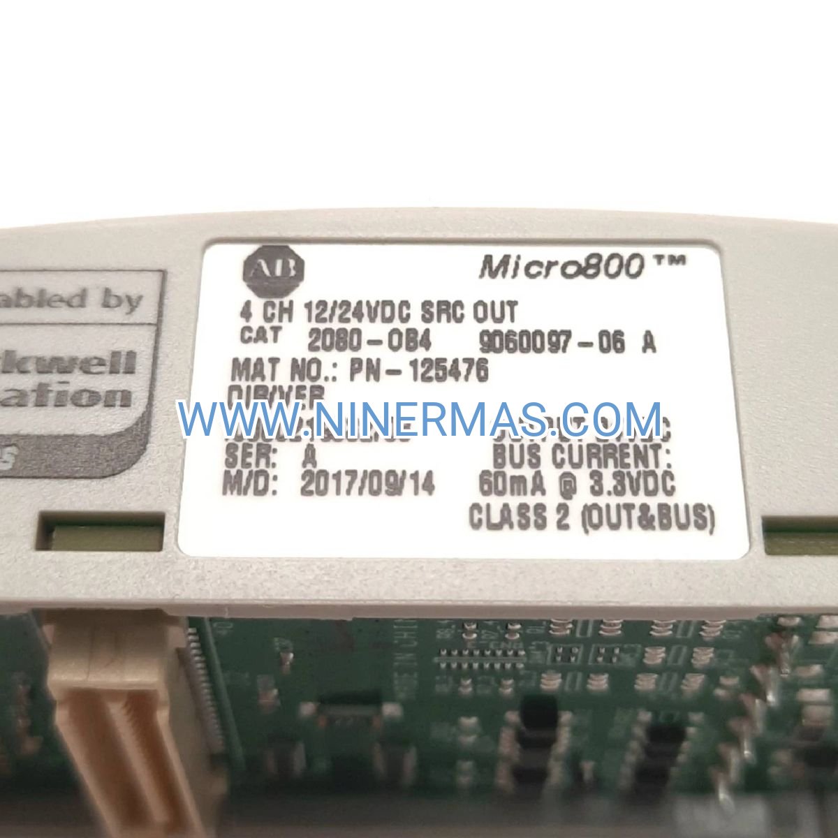 Allen-Bradley 2080-OB4 Digital Output Module | 24V DC 4-Point Sourcing I/O for Micro800 PLC