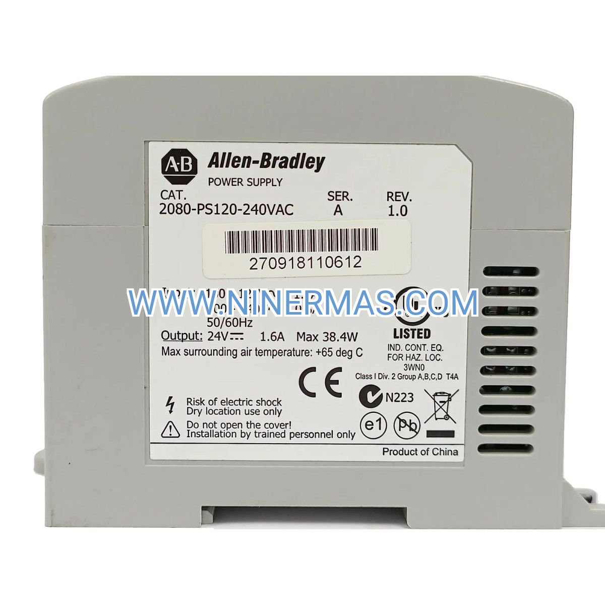 Allen-Bradley 2080-PS120-240VAC Power Supply Module | 24V DC Micro800 Industrial Control