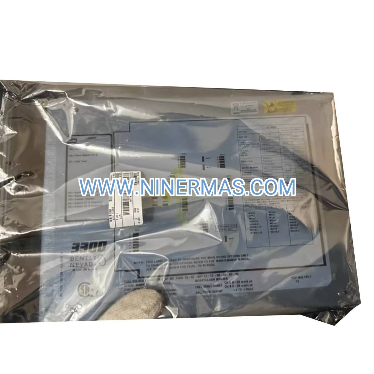 Bently Nevada 3300-16-02 XY/Gap Vibration Monitor | Dual-Channel API 670 Certified | NINERMAS