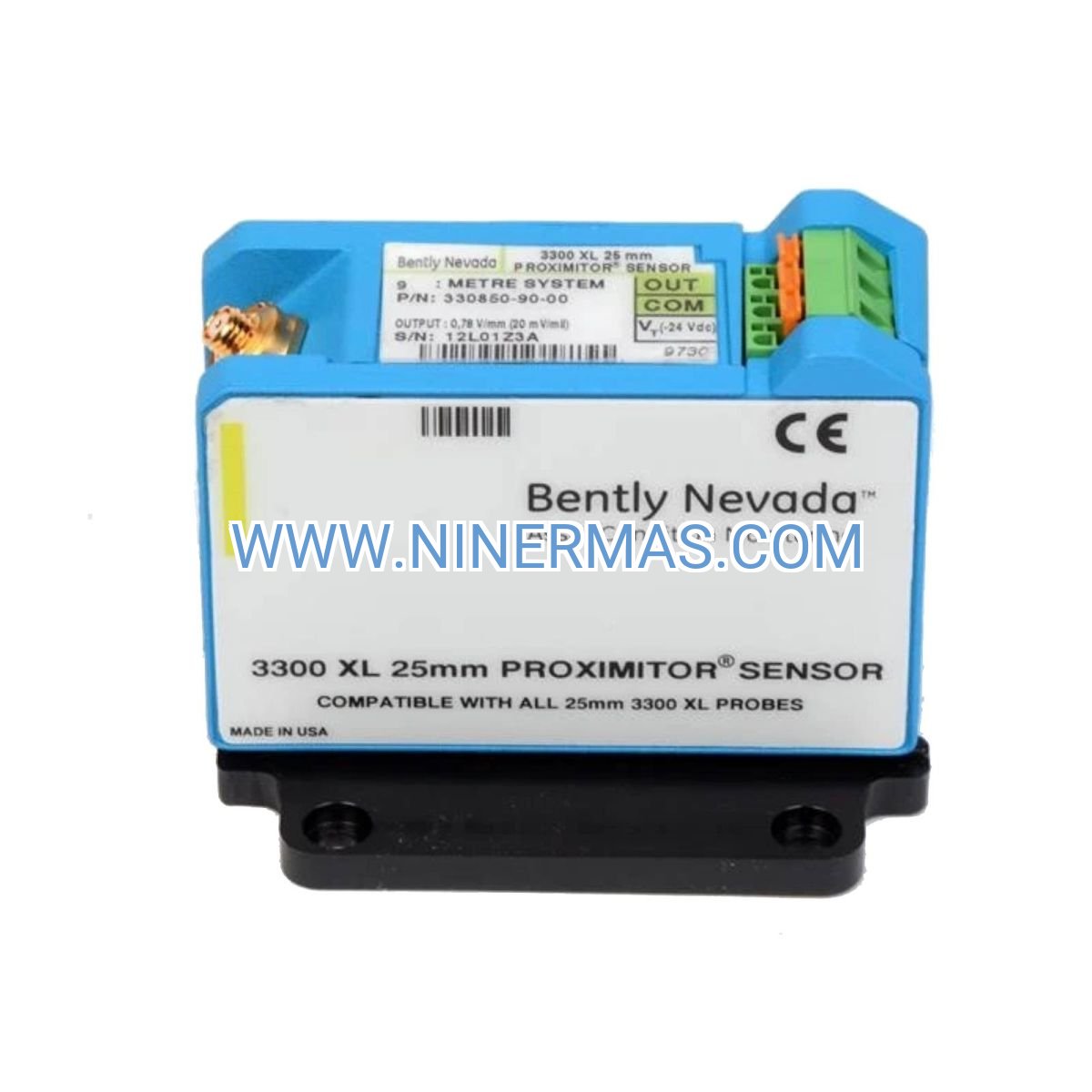 Bently Nevada 330850-90-00 NSv Proximitor Sensor | Velocity Vibration Monitoring | API 670 Certified