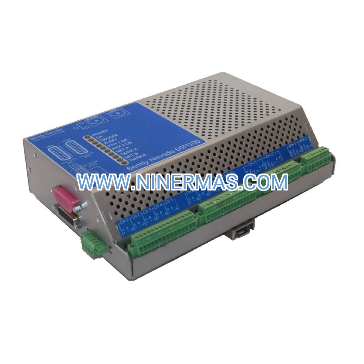 Bently Nevada 60M100-00 Wireless Vibration Sensor | Triaxial Monitoring Solution | NINERMAS