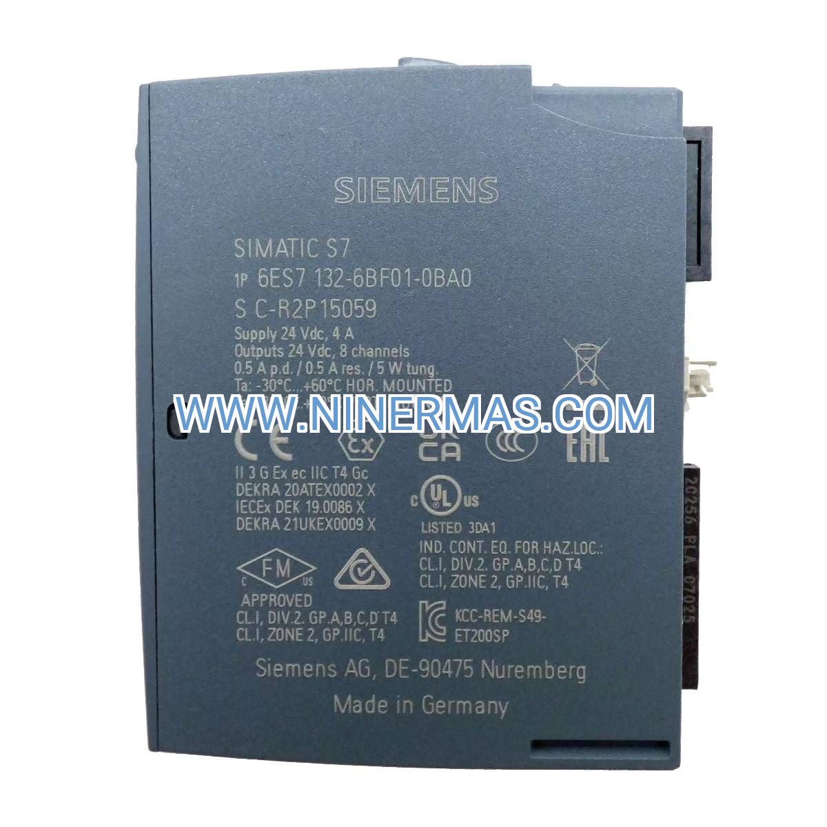 Siemens 6ES7132-6BF01-0BA0 ET 200SP Digital Output Module DQ 8x24VDC/0.5A