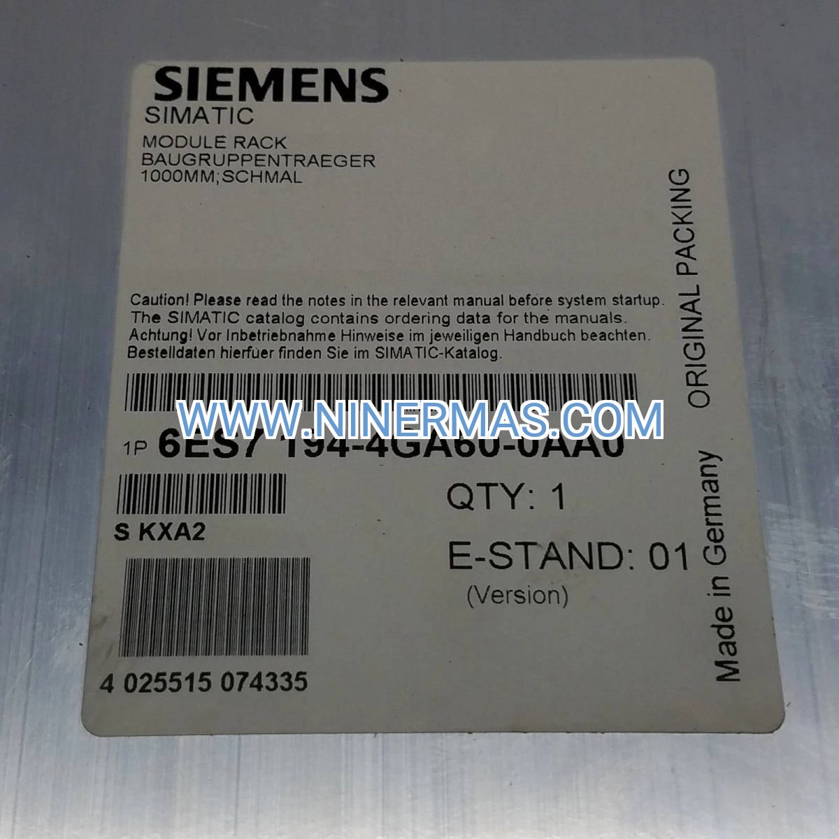 Siemens 6ES7194-3AA00-0AA0 | SIMATIC DP EcoFast Connection Block for ET 200ECO | PROFIBUS Interface