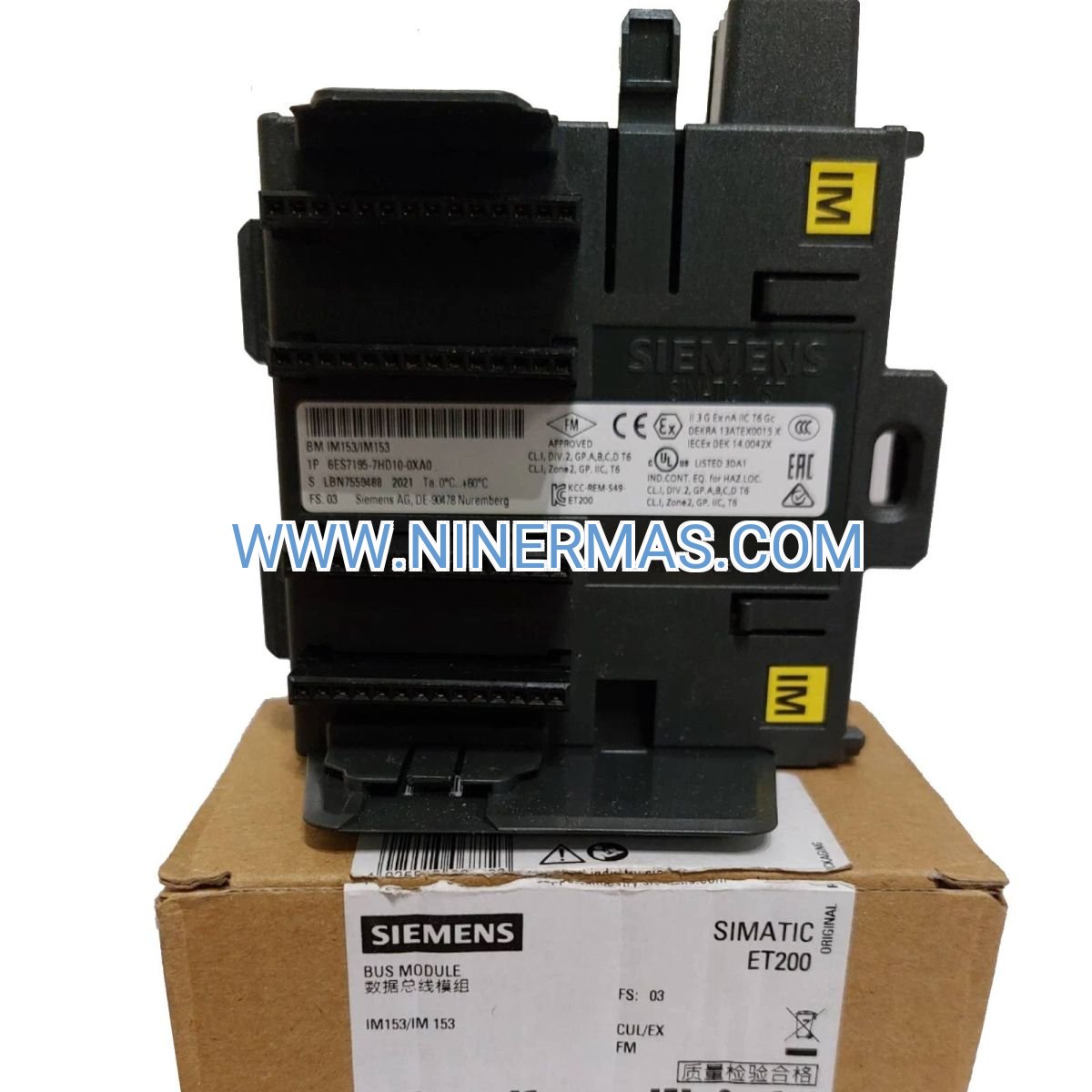 Siemens 6ES7195-1GG30-0XA0 ET 200M Mounting Rail | SIMATIC DP 530mm DIN Rail | NINERMAS