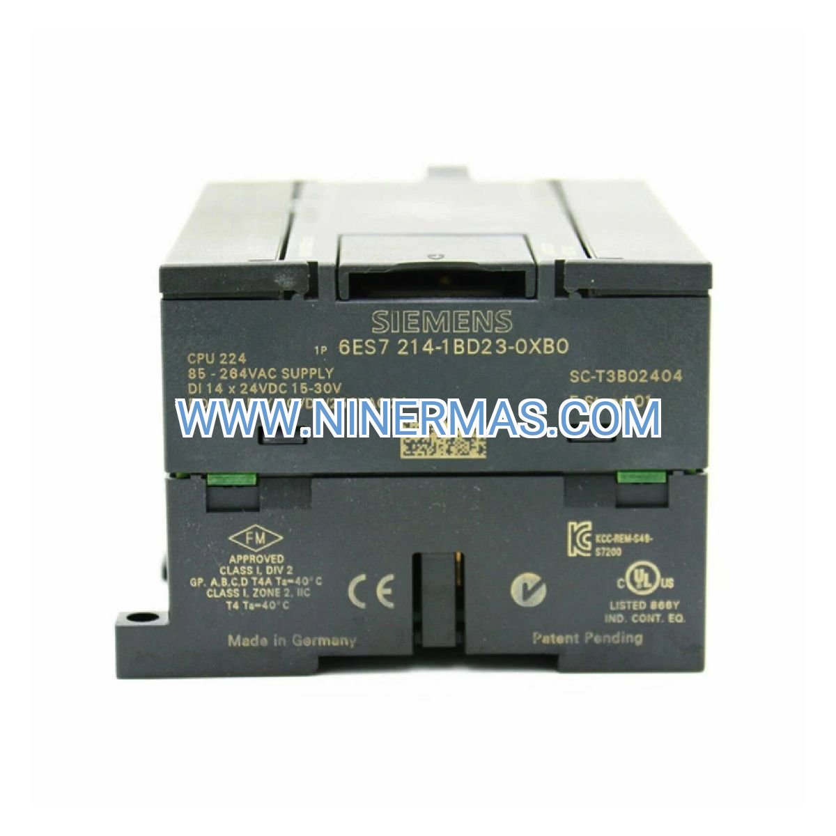 Siemens S7-200 CPU 224 PLC Controller | 6ES7214-1BD23-0XB0 Compact Unit with 14DI/10DO