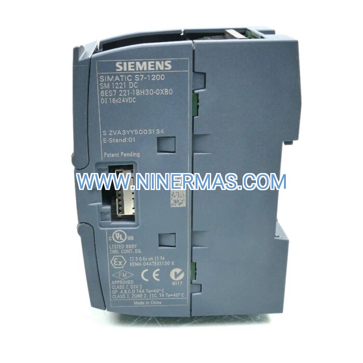 Siemens 6ES7221-1BH22-0XA8 EM 221 8DI Digital Input Module | S7-200 PLC Expansion 24VDC | Industrial Control