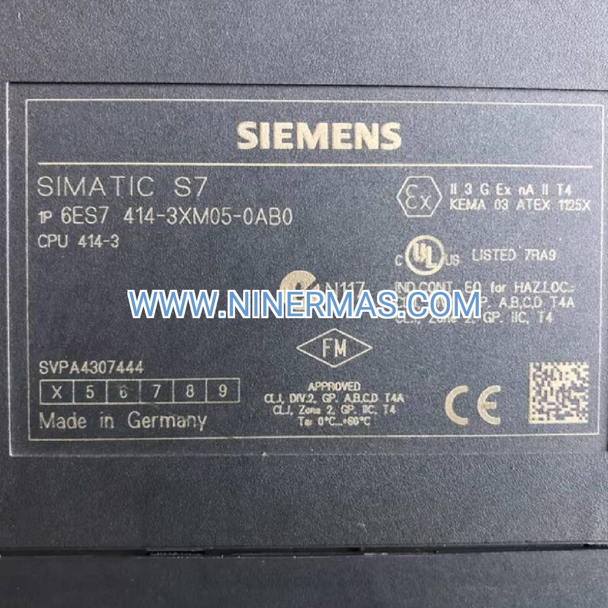 Siemens CPU 414-2 S7-400 6ES7414-2XK05-0AB0 | Industrial PLC Central Processing Unit