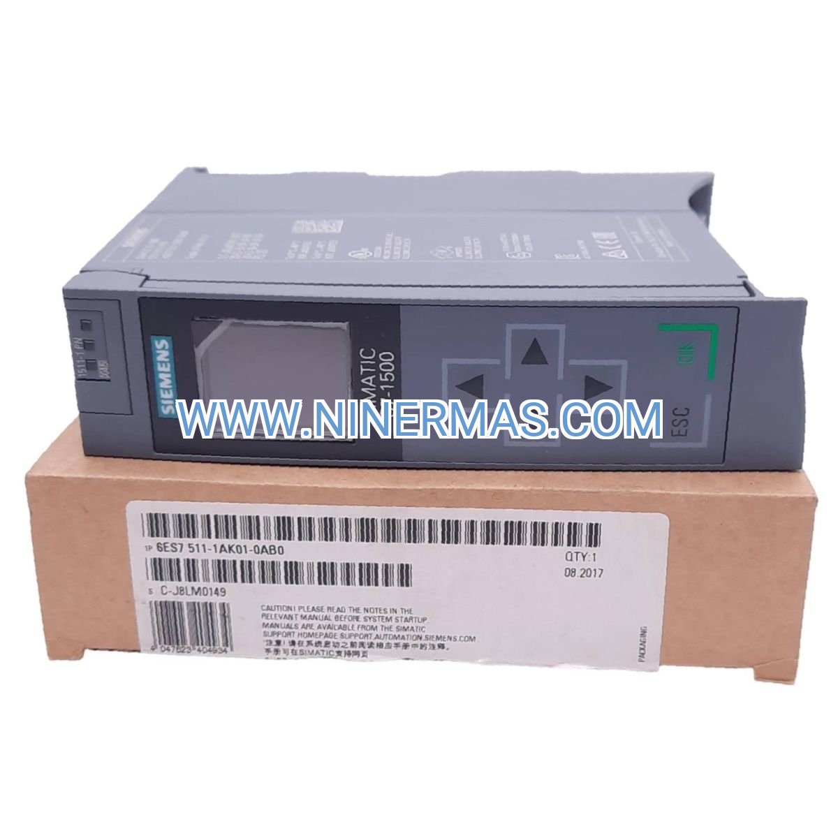 Siemens 6ES7510-1SJ01-0AB0 ET 200SP Safety PLC | CPU 1510SP F-1 PN Failsafe Controller