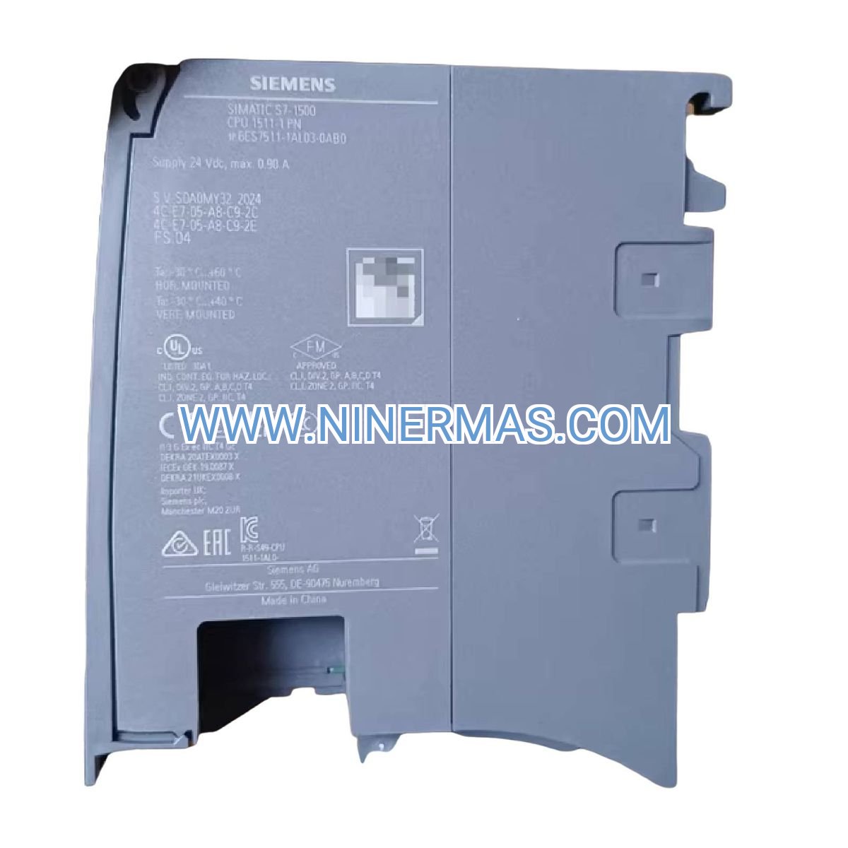 Siemens 6ES7511-1AK01-0AB0 CPU 1511-1 PN | S7-1500 PLC Central Processing Unit for Industrial Automation