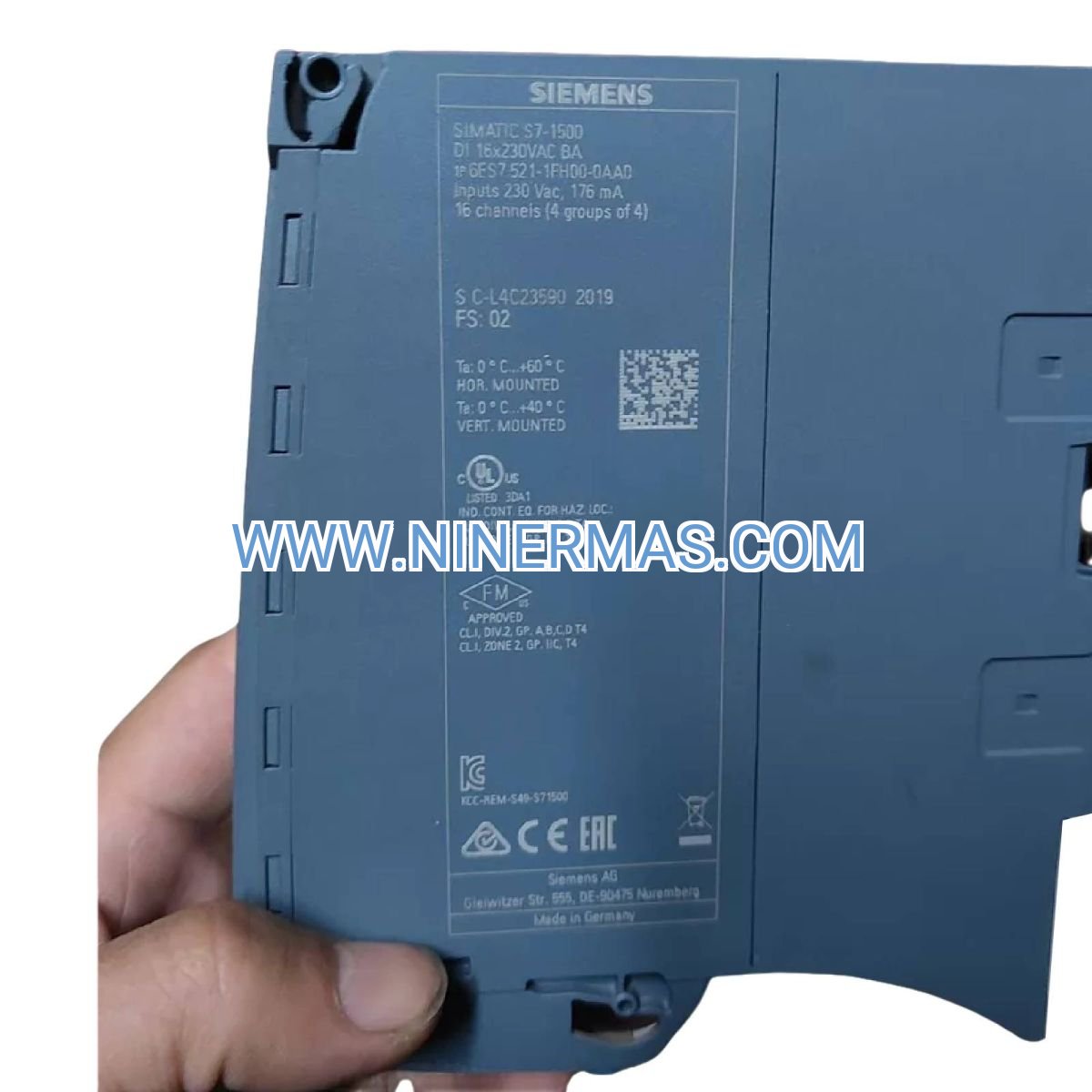 Siemens 6ES7521-1BL10-0AA0 Digital Input Module | S7-1500 32-Channel 24VDC | Industrial PLC I/O