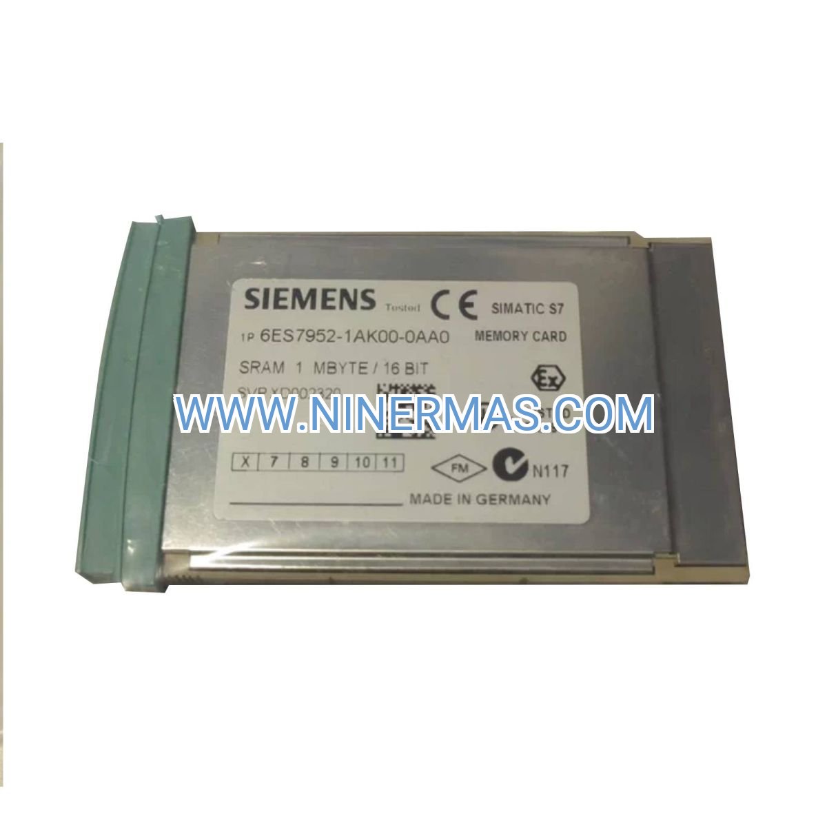Siemens 6ES7952-0KF00-0AA0 RAM Memory Card | S7-400 PLC 64KB Storage Module