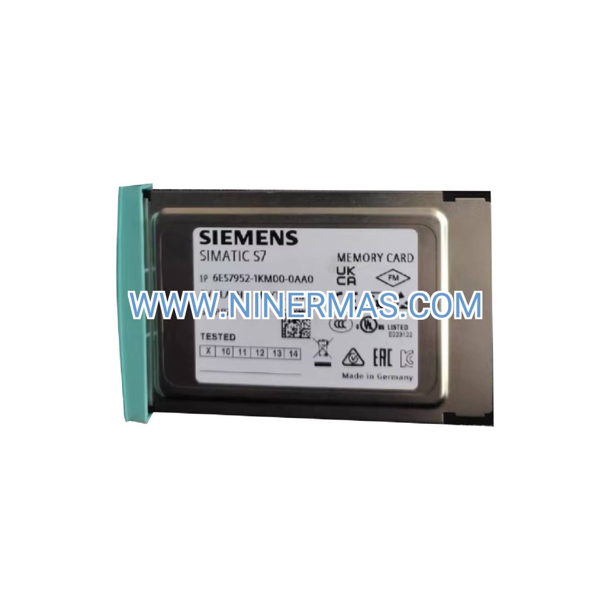 Siemens 6ES7952-1KM00-0AA0 Flash EPROM Memory Card | S7-400 PLC 4MB Storage | NINERMAS