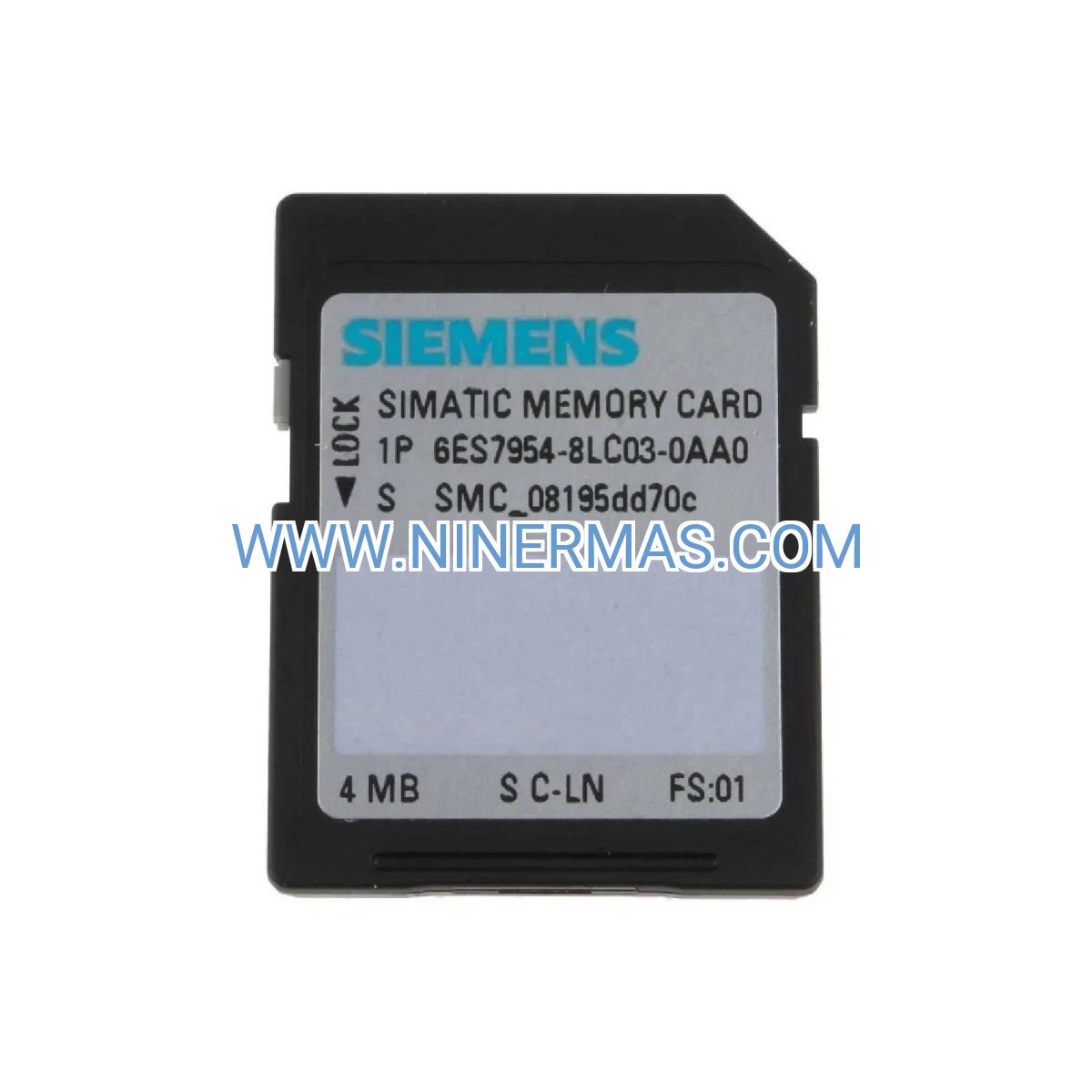Siemens 6ES7954-8LC01-0AA0 Flash Memory Card | S7-1500 PLC Storage 4MB | Industrial Automation