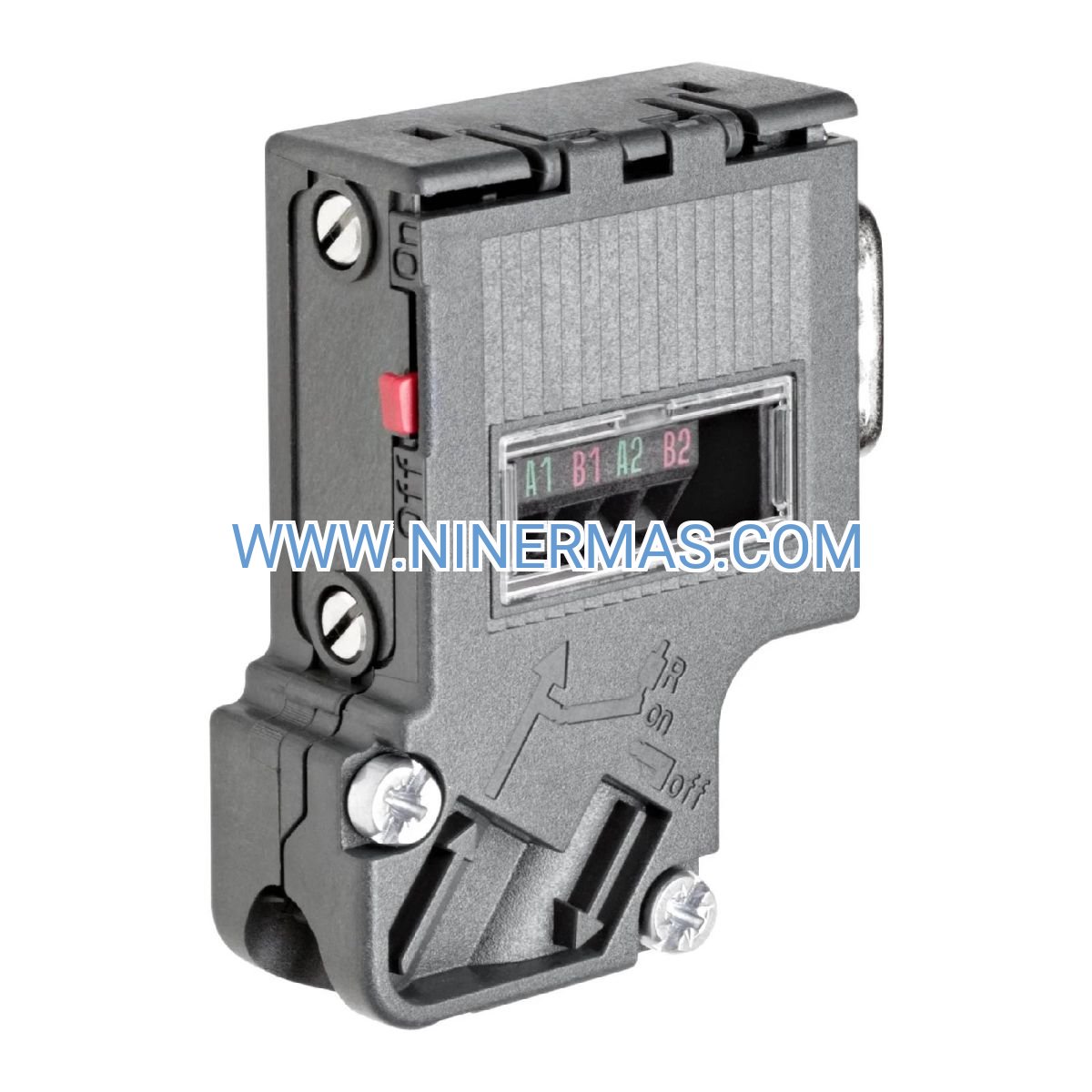 SIEMENS 6ES7972-0BA41-0XA0 PROFIBUS DP Bus Connector | PG Programming Port | Industrial Automation