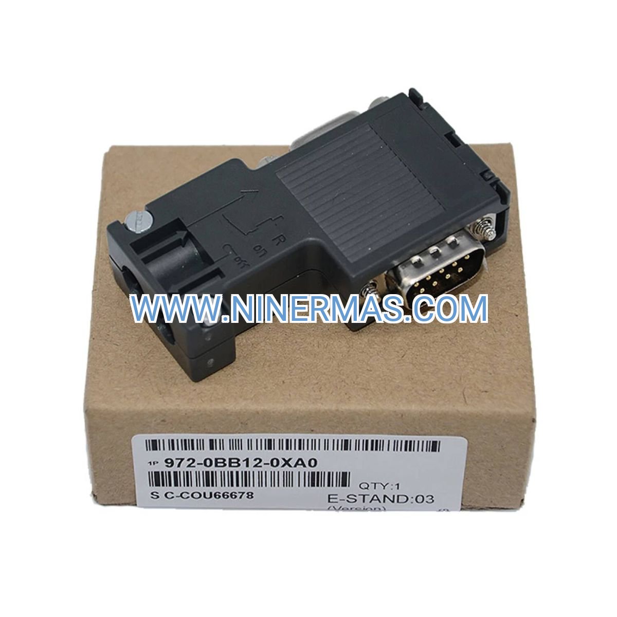 Siemens 6ES7972-0BA52-0XA0 PROFIBUS Connector | RS485 90° FastConnect | Industrial Automation