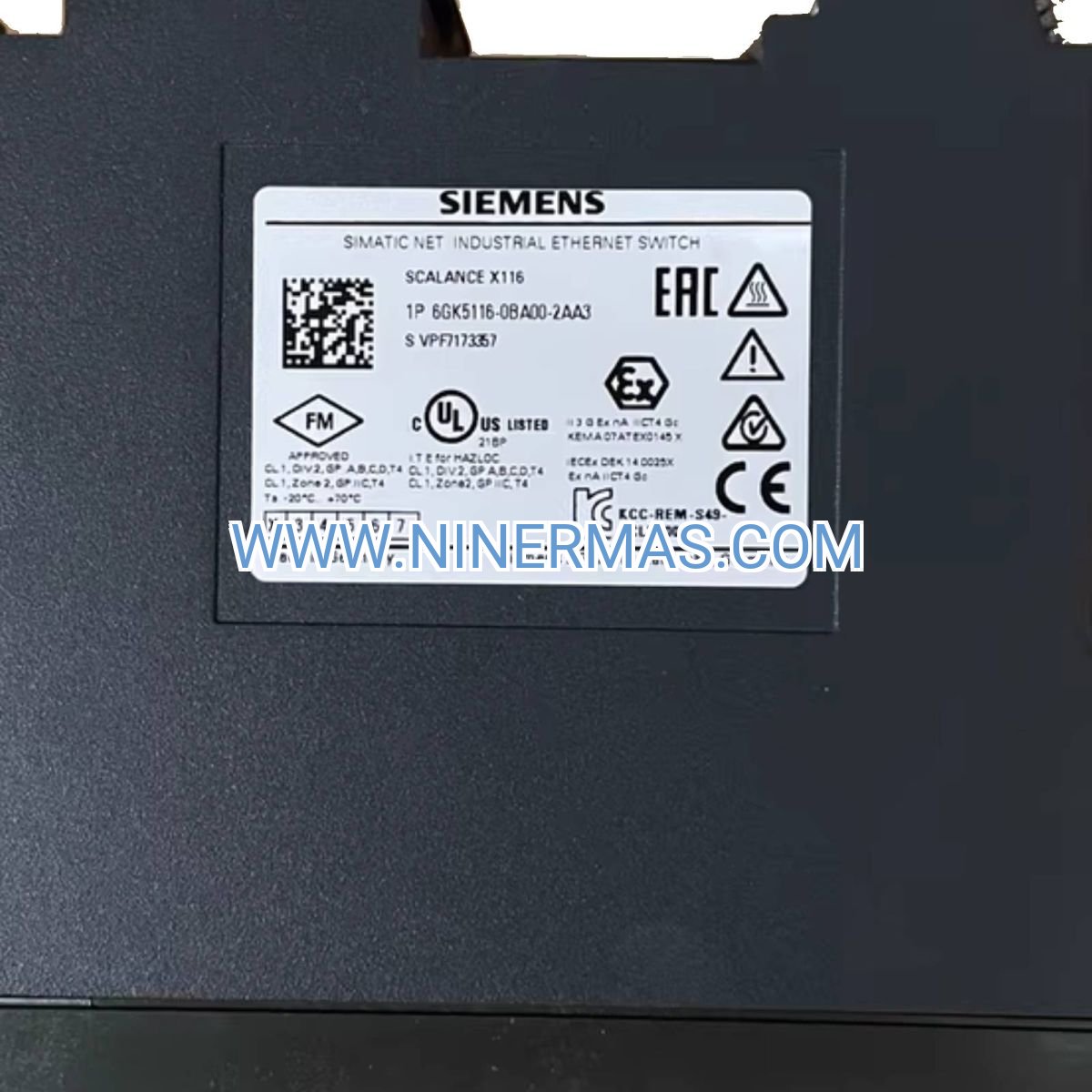 Siemens SCALANCE X108-2 Industrial Ethernet Switch | 8-Port Unmanaged Network Hub | 6GK5108-2BD00-2AB2