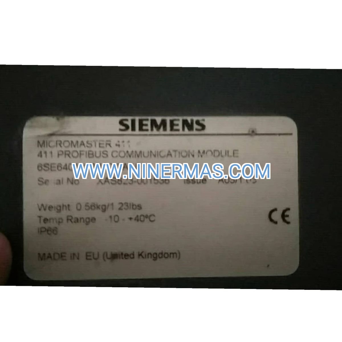Siemens MICROMASTER Line Reactor 6SE6400-3CC00-4AD3 | VFD Harmonic Filter & Protection Module