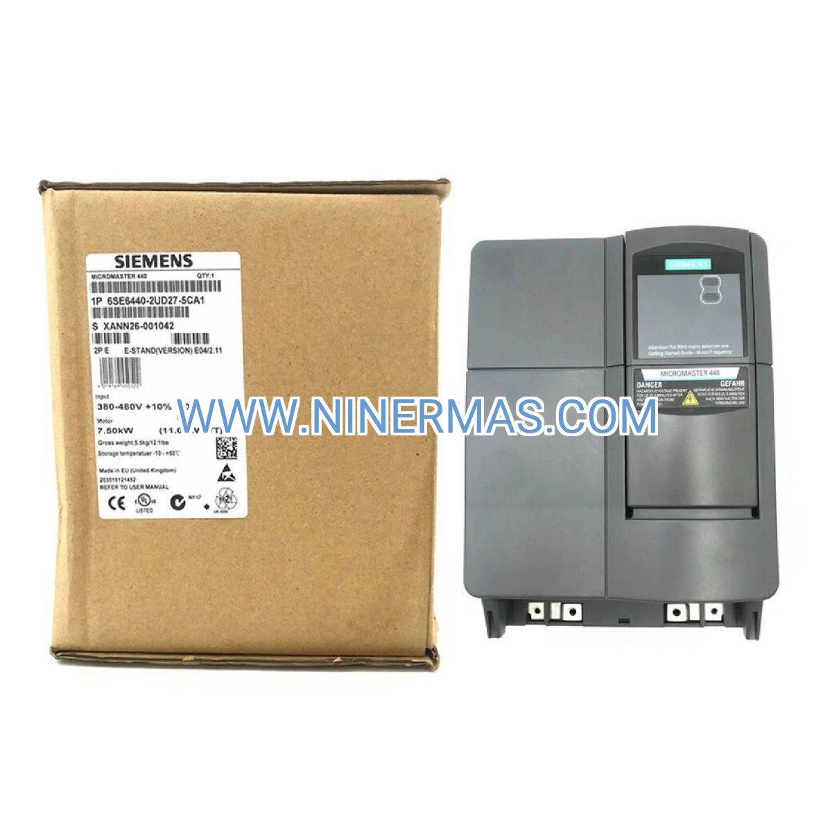 Siemens MICROMASTER 440 VFD 6SE6440-2UD21-5AA1 | 15kW 480V Industrial Drive