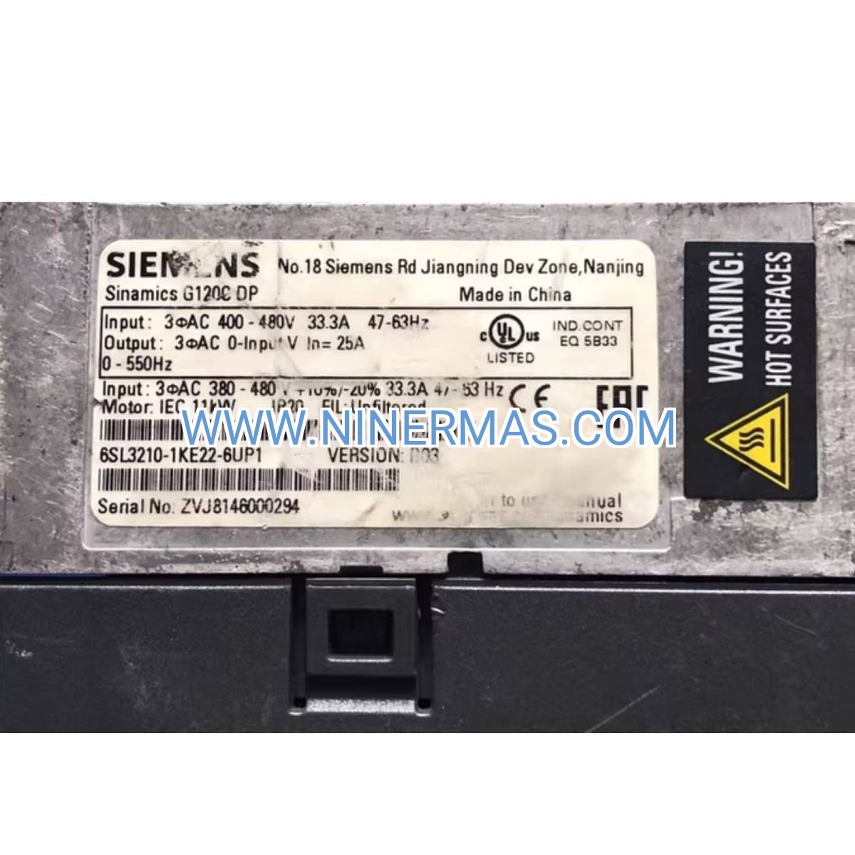 Siemens SINAMICS G120C Inverter Drive 4kW | Compact VFD 6SL3210-1KE18-8UF1 | Industrial Motor Control