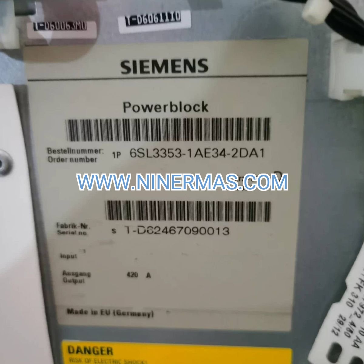 Siemens SINAMICS S120 Motor Module 6SL3353-1AE35-3DA1 | Single-Axis Inverter Drive for Industrial Automation