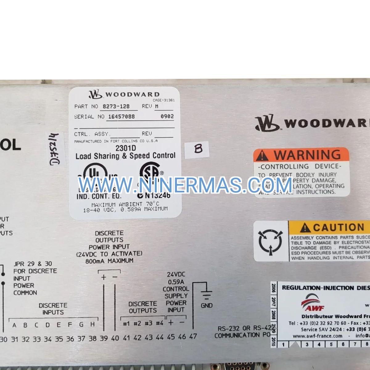 Woodward 5466-332 Analog I/O Module | 24-Input 8-Output MicroNet TMR Control System