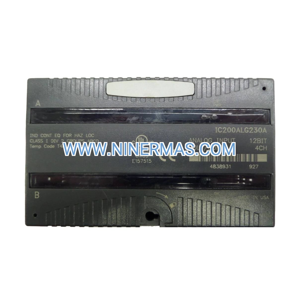 GE IC200ALG230 Analog Current Input Module | 4-20mA 4-Channel VersaMax PLC I/O