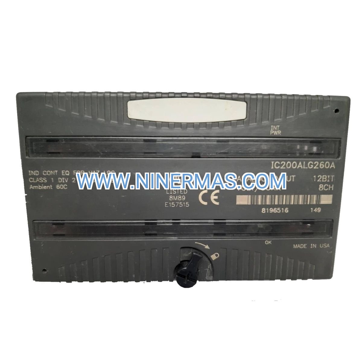 GE IC200ALG260A Analog Input Module | 8-Channel Voltage Current I/O for VersaMax PLC