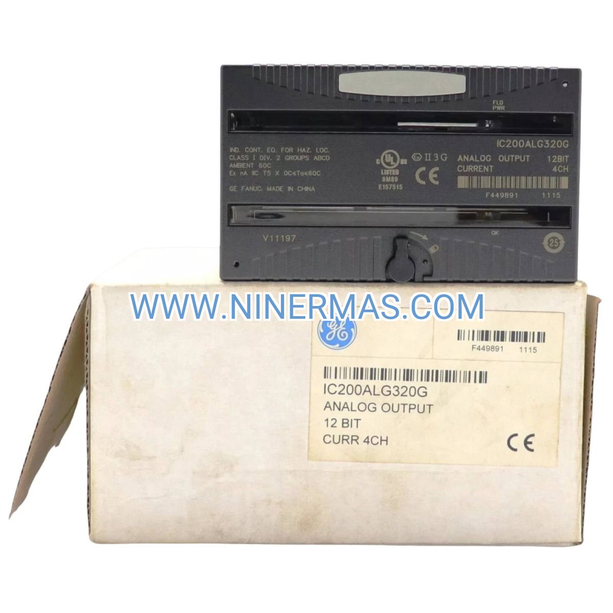 GE IC200ALG321J Analog Voltage Output Module | VersaMax 4-Channel 0-10V ±10V Control