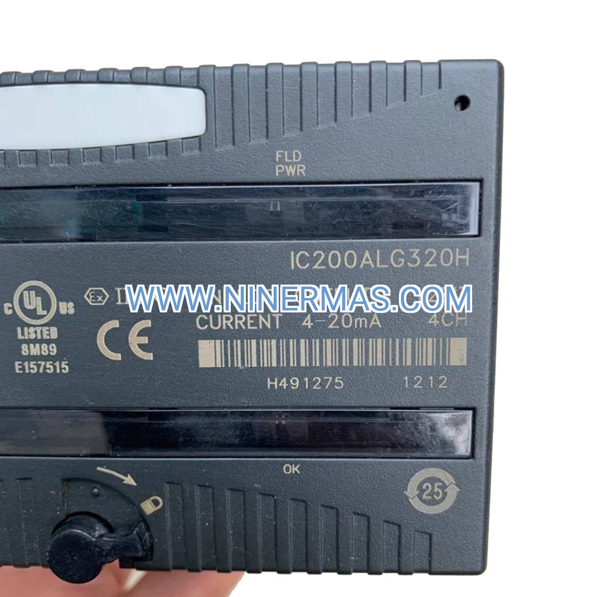 GE IC200ALG320H VersaMax Analog Current Output Module | 4-Channel 4-20mA Industrial Control | NINERMAS