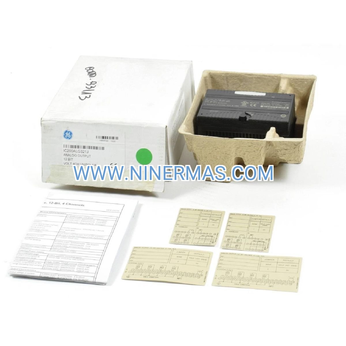 GE VersaMax IC200ALG331-GD Analog Output Module | 4-Channel 12-Bit Industrial I/O