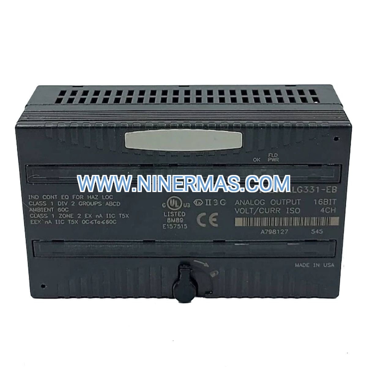 GE IC200ALG331-EB Isolated Analog Output Module | VersaMax 4-Channel ±10V/0-20mA | NINERMAS