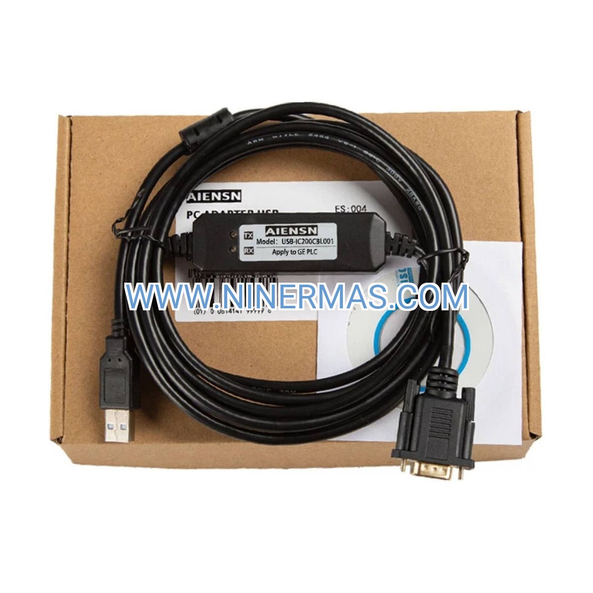 GE IC200CBL600C Expansion Cable | VersaMax Shielded Rack Interconnect 1m | Industrial PLC Cable