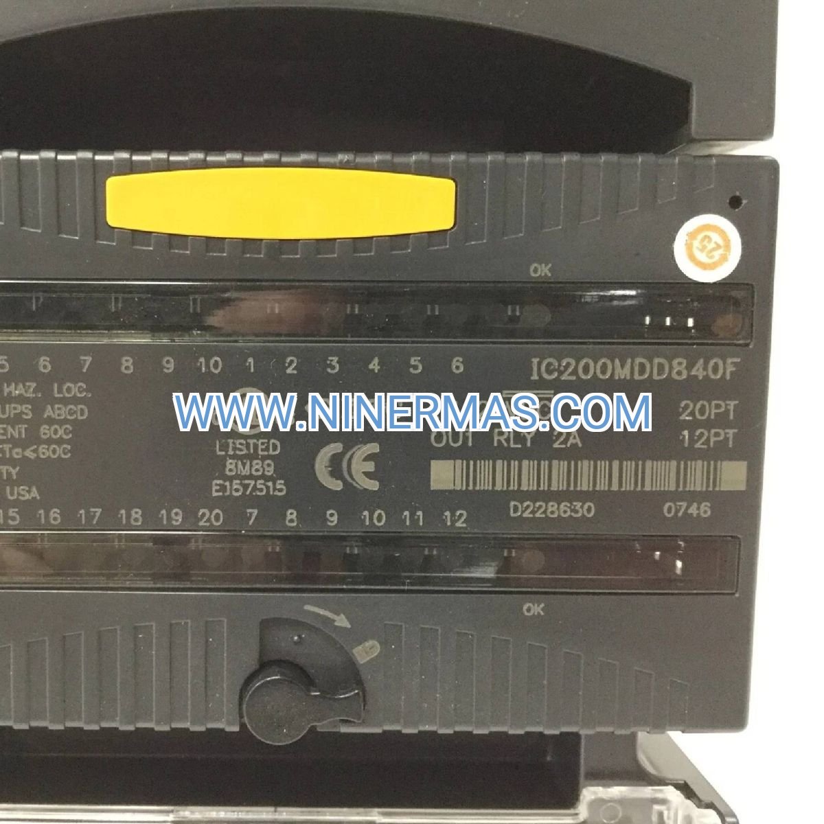 GE IC200CHS001K VersaMax I/O Carrier 8-Slot Main Rack | Industrial PLC Mounting Base