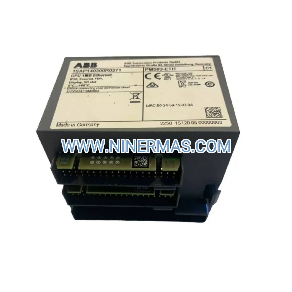 ABB PHARPSFAN03000 Cooling Fan Assembly for MPS III Power Supply | Industrial DCS Thermal Management