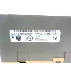 ABB 07AC91D Analog I/O Module GJR5252300R0101 AC31 8-Channel New Original Ready to ship