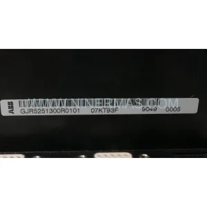 07KT93 GJR5251300R0101 Input Module Rear Side & Label - ABB