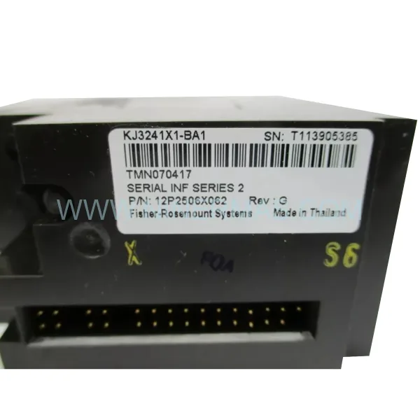 Original EMERSON 12P2506X062 - Industrial Spare Parts