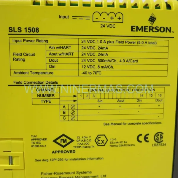 Original EMERSON 12P3162X122 - Industrial Spare Parts