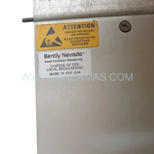 133434-01 Input Module Rear Side & Label - Bently Nevada