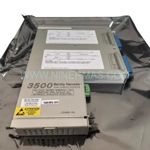135489-04 Input Module Rear Side & Label - Bently Nevada