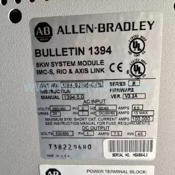 Original Allen-Bradley (Rockwell) 1394-SJT05-C-RL - Industrial Spare Parts
