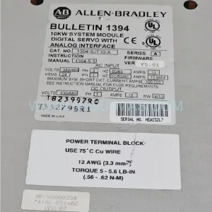 Original Allen-Bradley (Rockwell) 1394-SJT10-A - Industrial Spare Parts
