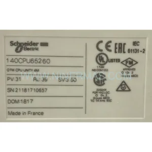 Original Schneider Electric (Modicon) 140CPU65260C - Industrial Spare Parts
