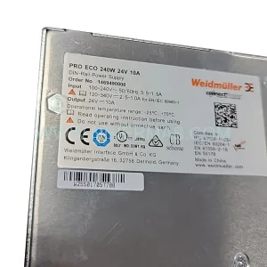 Weidmüller 1469490000 PRO ECO 72W 24V 3A DIN Rail Power Supply