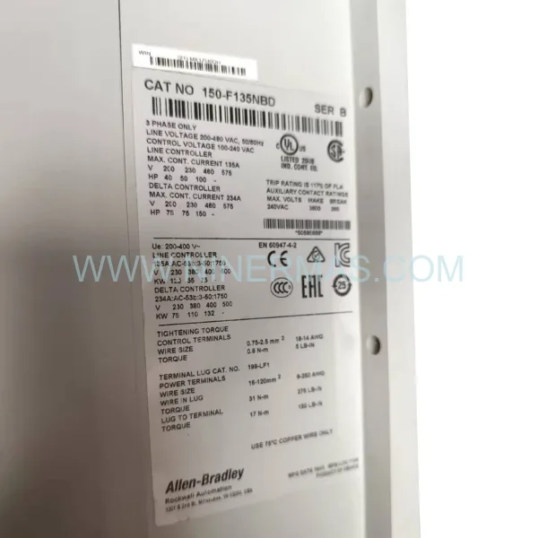Original Allen-Bradley (Rockwell) 150-F135NBD - Industrial Spare Parts