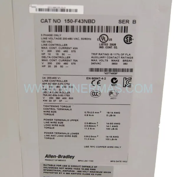 Original Allen-Bradley (Rockwell) 150-F43NBD - Industrial Spare Parts