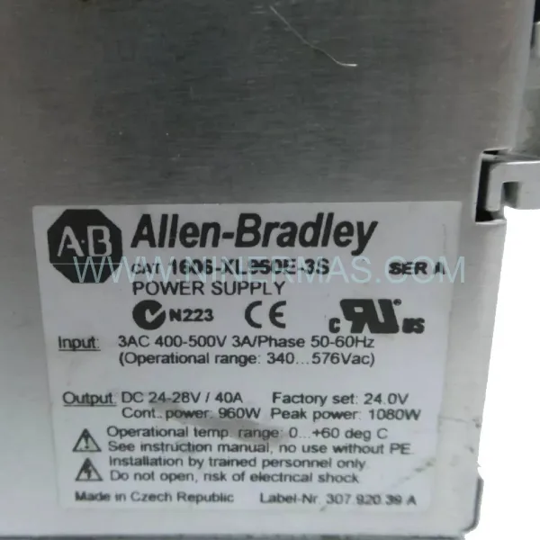Original Allen-Bradley (Rockwell) 1606-XL960E-3 - Industrial Spare Parts