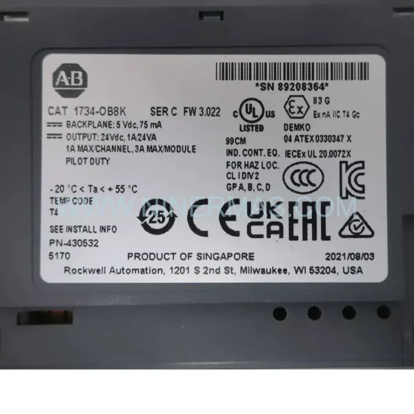 Original Allen-Bradley (Rockwell) 1734-OB8K - Industrial Spare Parts